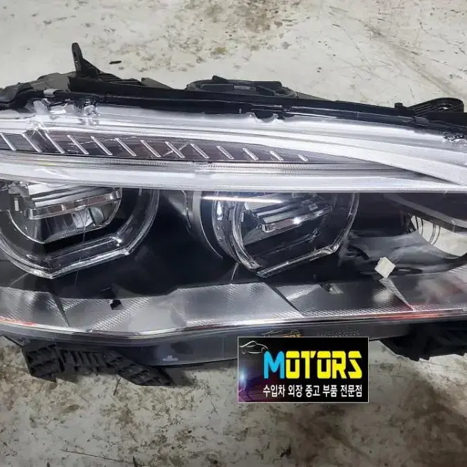 BMW X5 X6 F15 F16 어뎁티브 LED 중고 조수석 헤드라이트