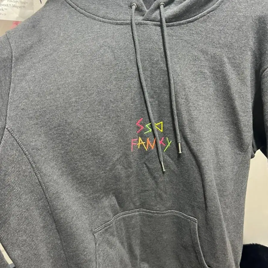 지코 SSO FANXY HOODIE charcoal