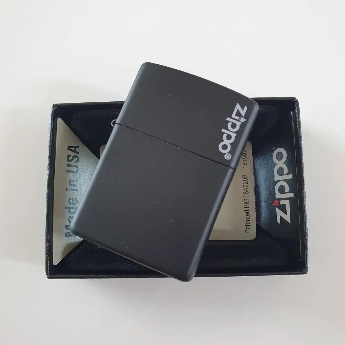 218ZL ZIPPO LOGO 정품 미개봉 새 지포라이터