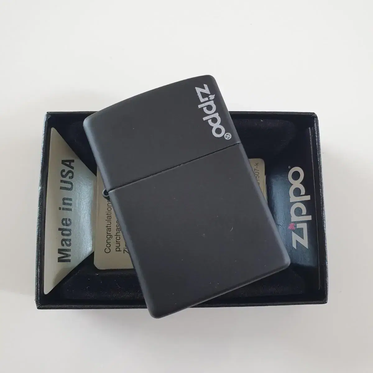 218ZL ZIPPO LOGO 정품 미개봉 새 지포라이터