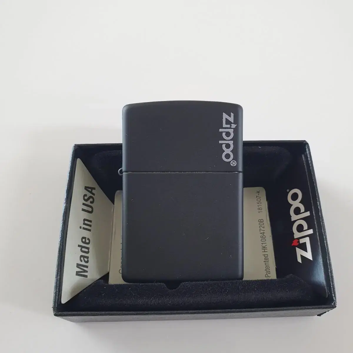 218ZL ZIPPO LOGO 정품 미개봉 새 지포라이터