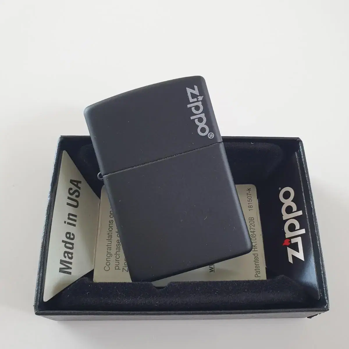 218ZL ZIPPO LOGO 정품 미개봉 새 지포라이터