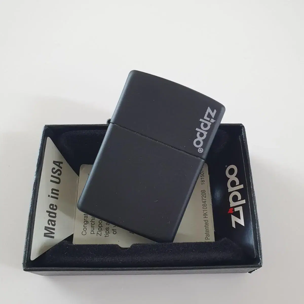 218ZL ZIPPO LOGO 정품 미개봉 새 지포라이터