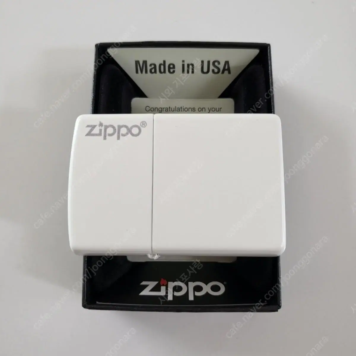 214ZL ZIPPO LOGO 정품 미개봉 새 지포라이터