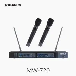 2채널 무선마이크/카날스/mw720