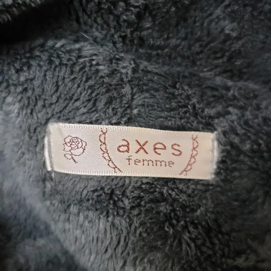 일본빈티지 axes femme 로리타 털안감 후드 코트 (그레이)