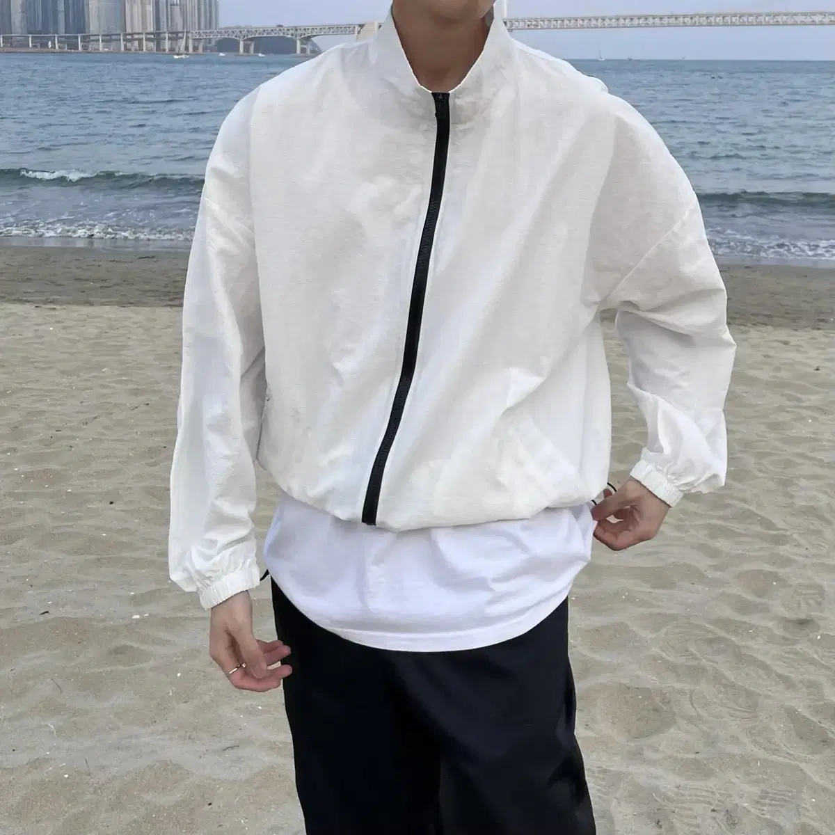 [기획] nylon windbreaker 남자 나일론 바람막이 자켓