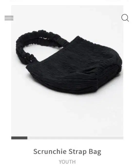 유스 Scrunchie Strap Bag