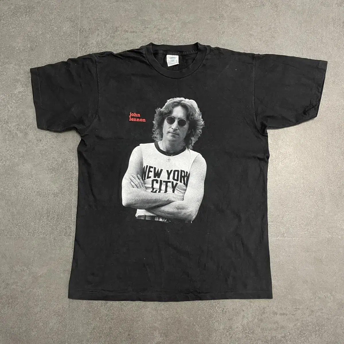 90s Vintage John Lennon New York T-shirt