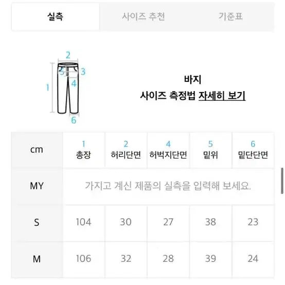 스컬프터 골덴팬츠