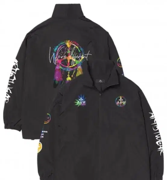 [ATW] Differential Woven Overfit Windbreaker Anorak Jacket