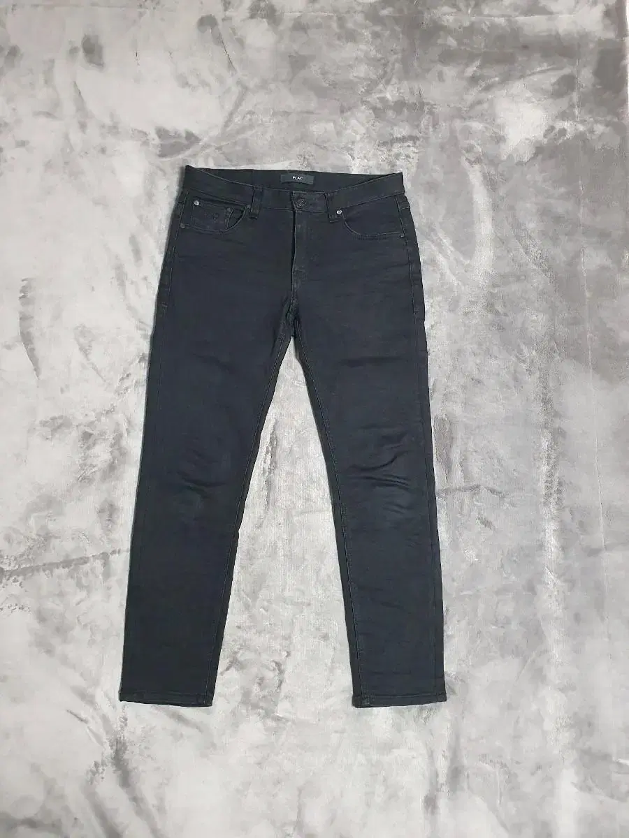 PLAC Flack jeans KURZ Black jin Men 33