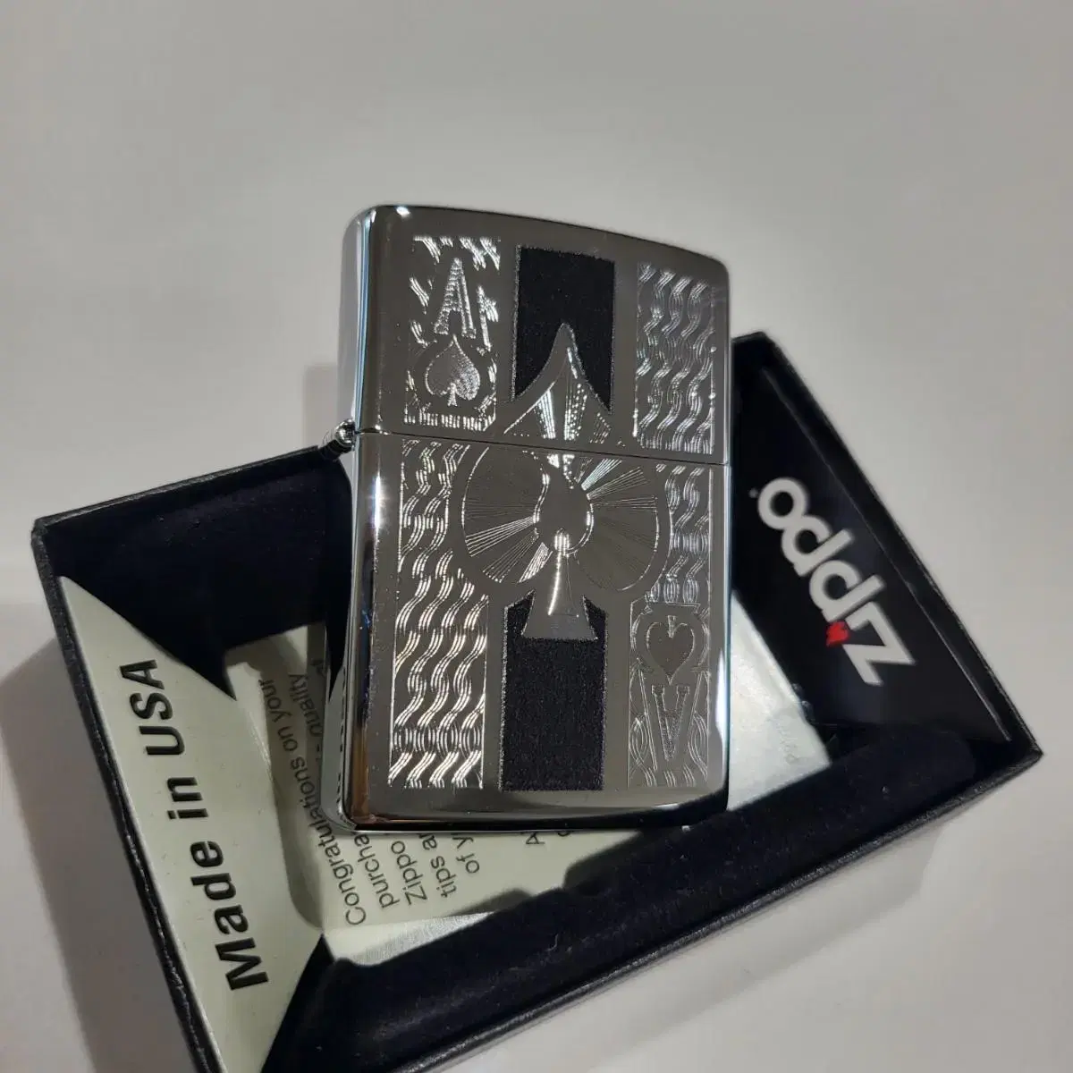 정품 24196 ZIPPO ACE 미개봉 새 지포라이터