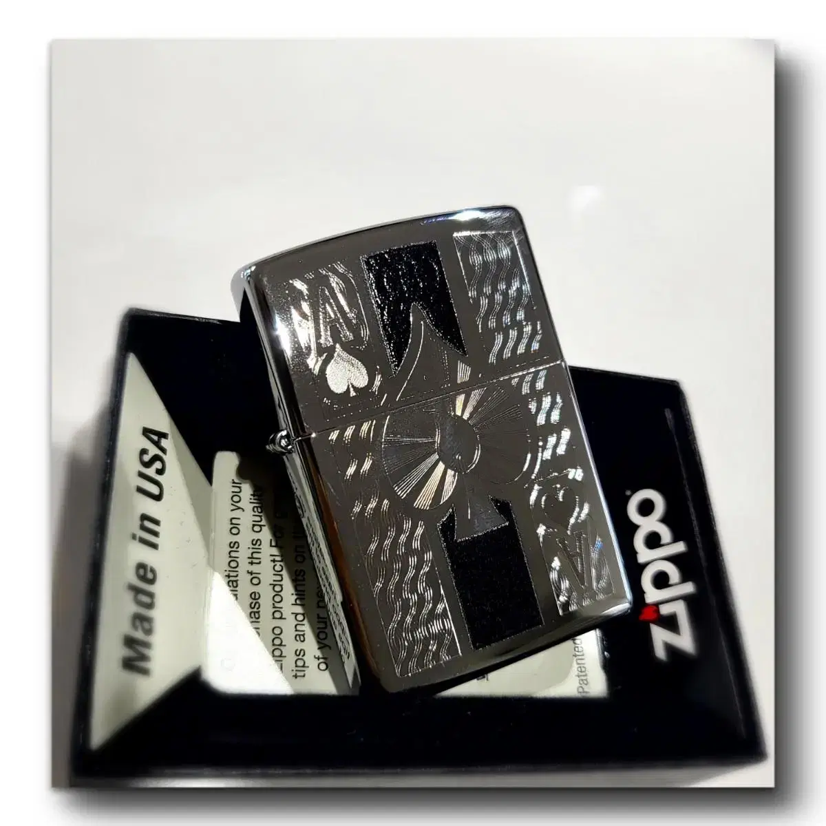 정품 24196 ZIPPO ACE 미개봉 새 지포라이터