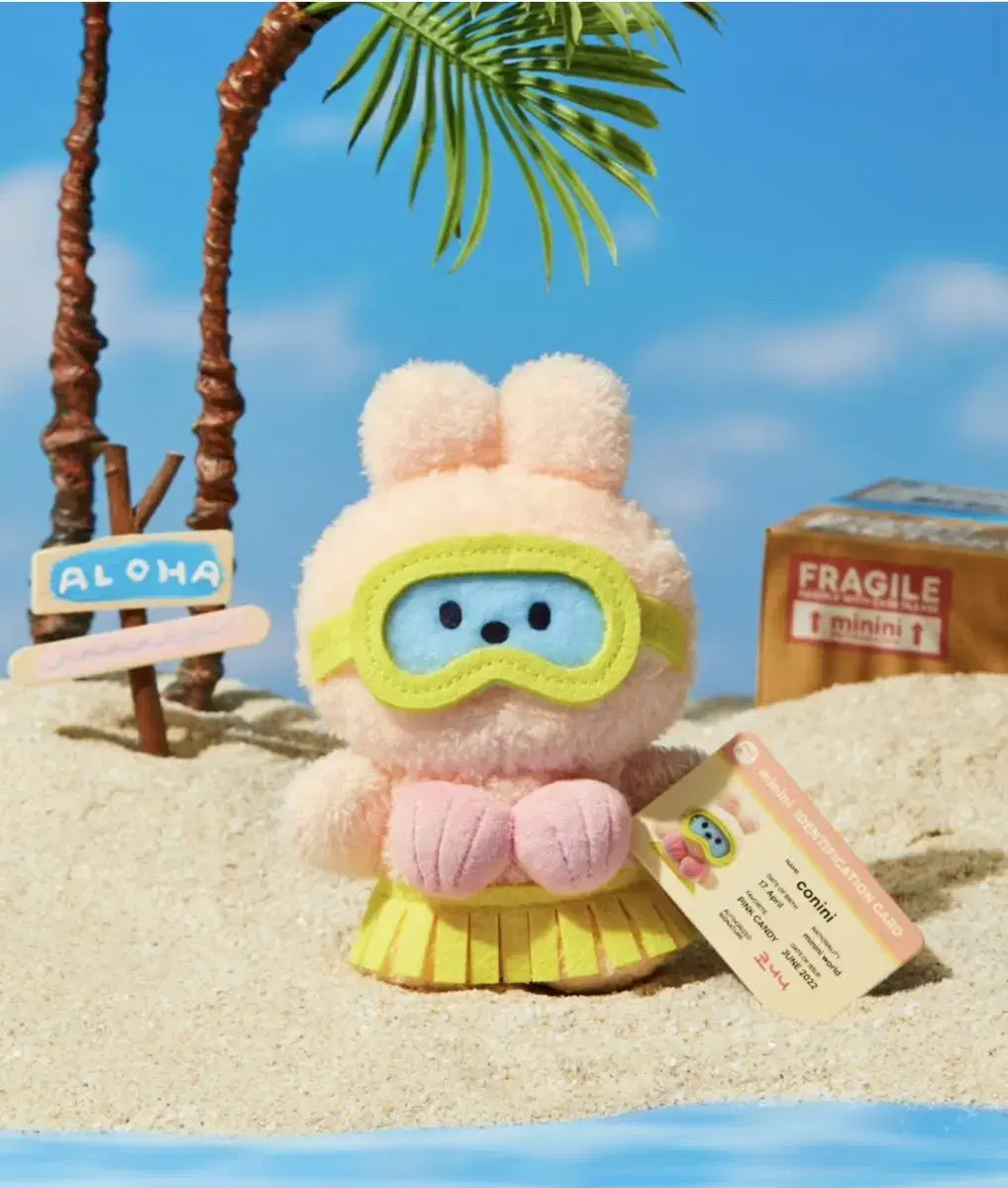 Line Friends Bt21 sealed Minnie Summer Standing Doll