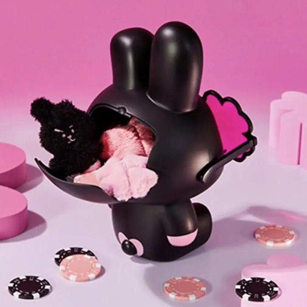 라인프렌즈 BT21 LUCKY COOKY 멀티 컨테이너 블랙 에디션