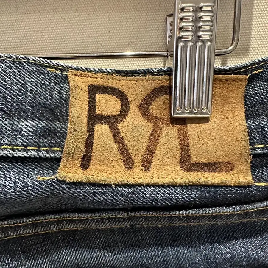 [MADE IN USA] 더블알엘(RRL) 슬림핏 셀비지 데님 팬츠