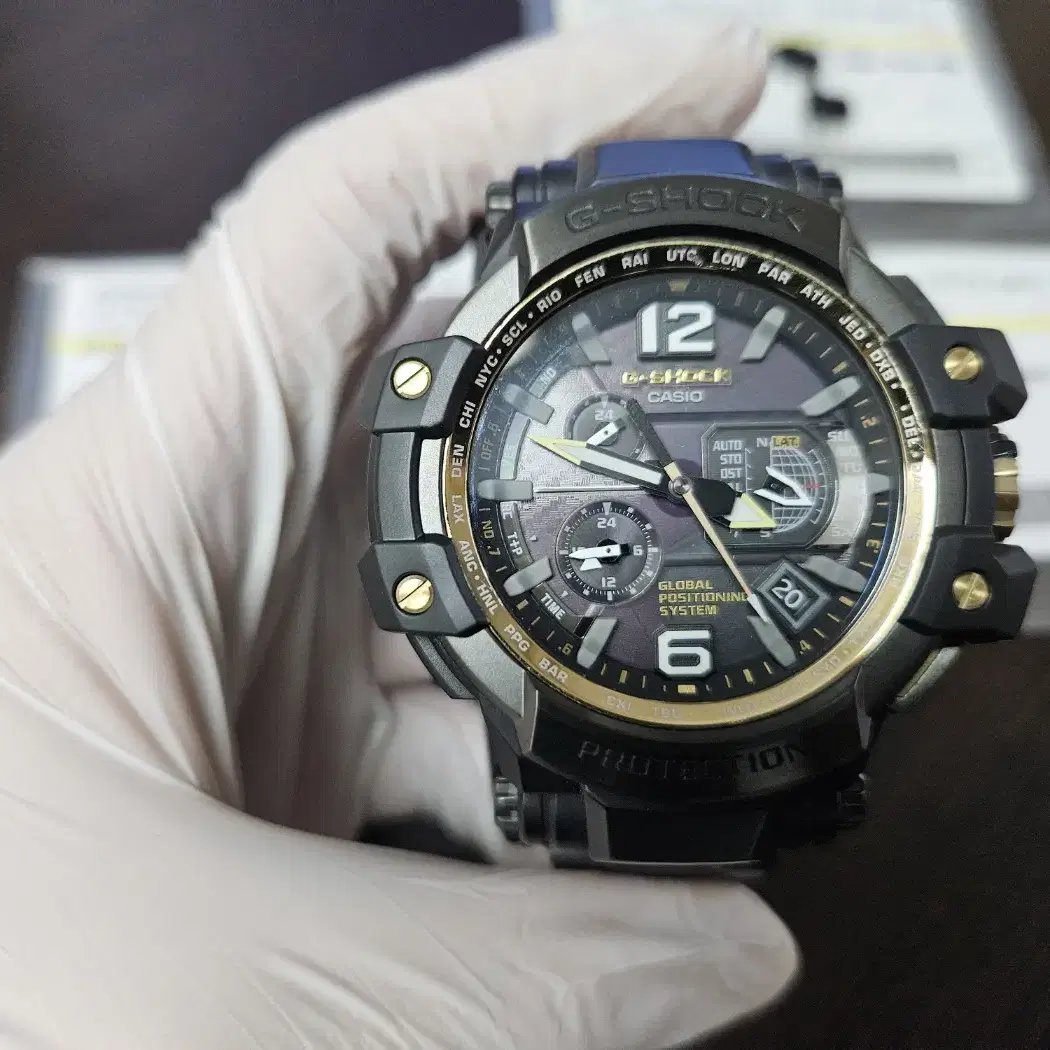 지샥 GSHOCK 그래비티마스터 GPW-1000FC 흑금