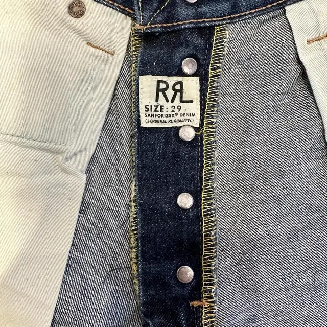 더블알엘(RRL) SANFORIZED DENIM 셀비지 데님 팬츠