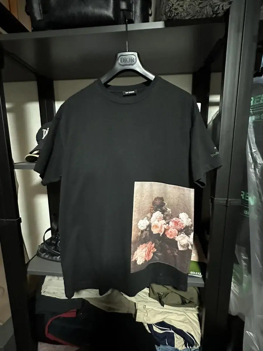 Raf Simons Flower T-shirt S