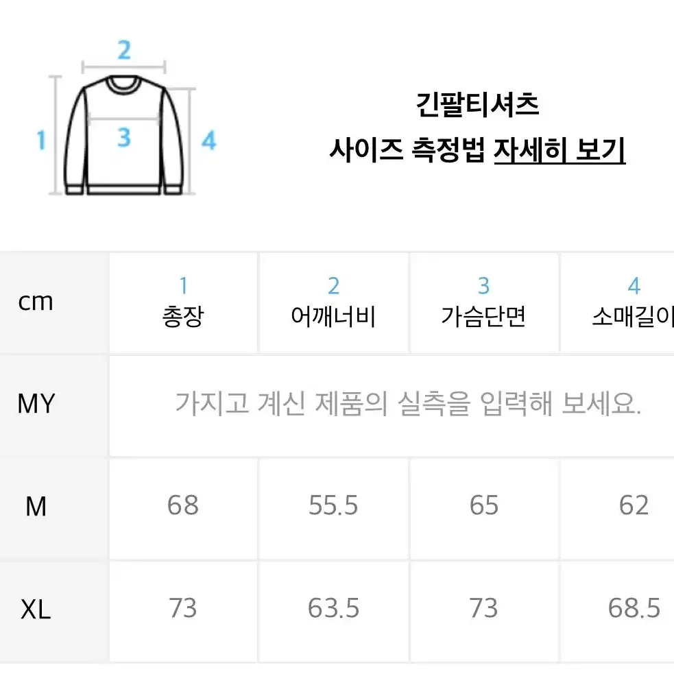 인스턴트펑크 맨투맨 XL