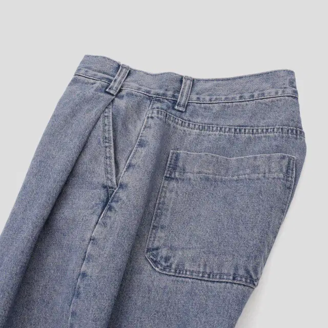 GC P3821 Foner Daing Balloon Denim Pants