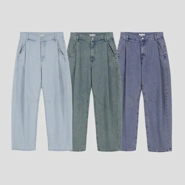 GC P3821 Foner Daing Balloon Denim Pants