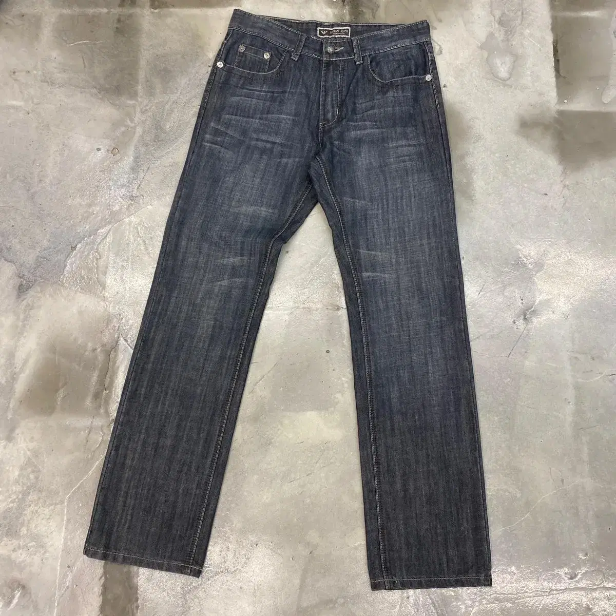 [32] Armani jin jin blue denim pants