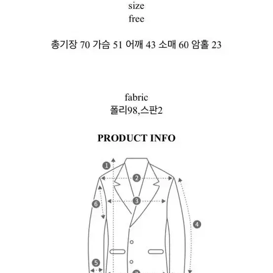 여성 봄 체크자켓(상태A급, 원가 75,900원)