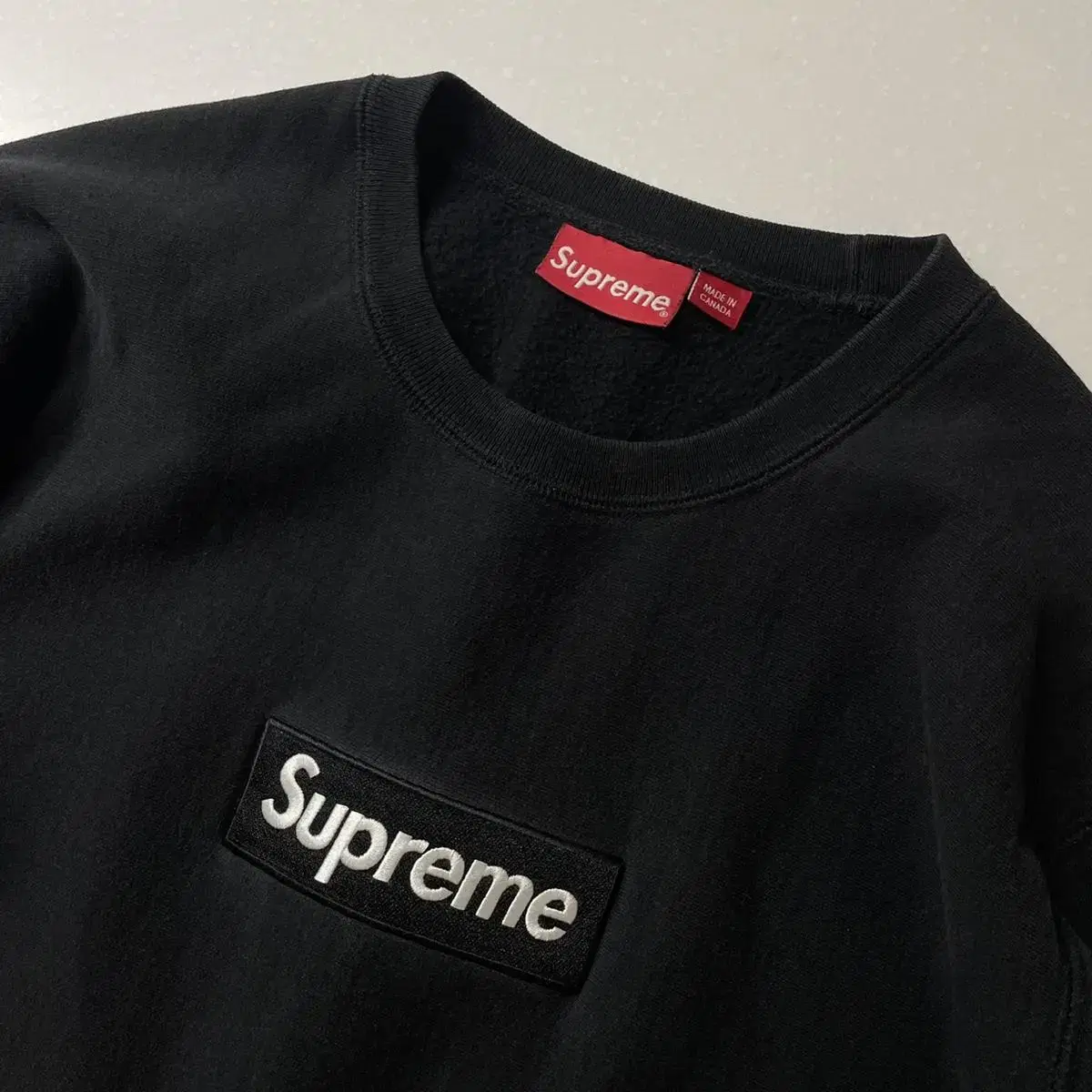 FW15 supreme box logo crewneck xl 슈프림