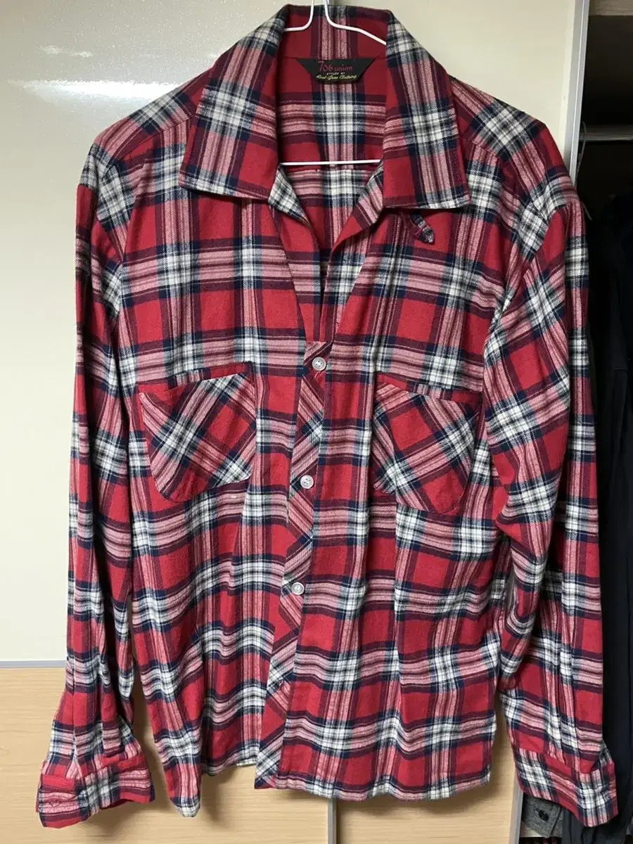 706union check shirt 42