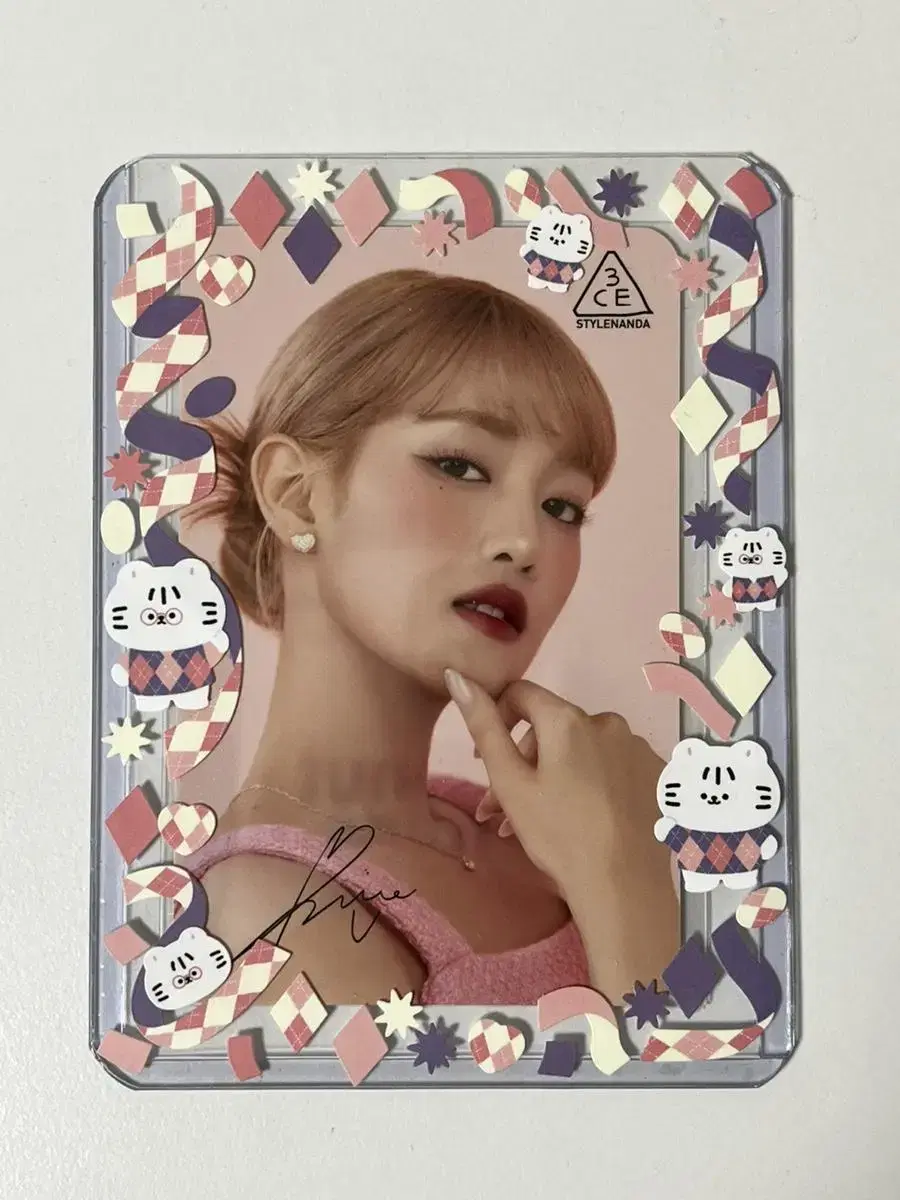 3CE minnie photocard unsealed