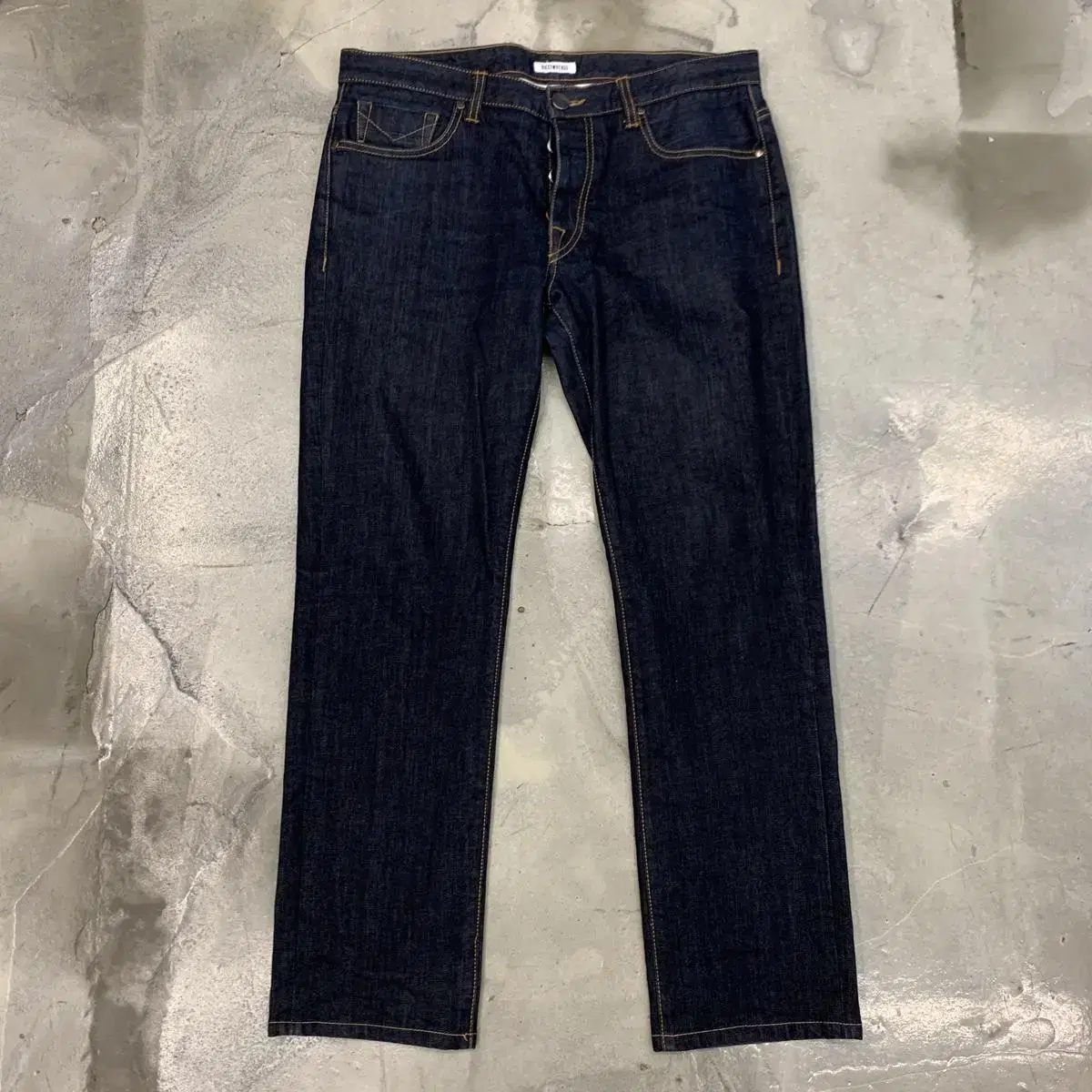 [32] Bikkembergs jin blue denim pants