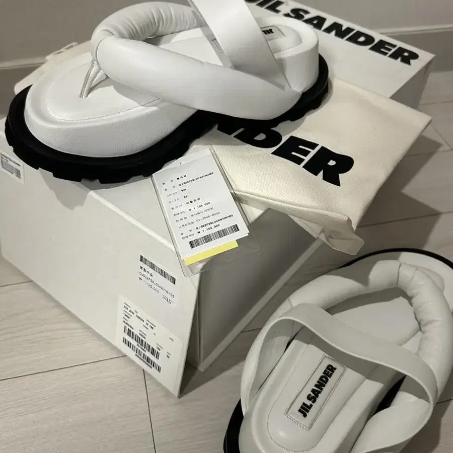 JIL SANDER 질샌더 샌들 35 청키샌들 쪼리