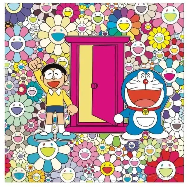 PRINT Anywhere Door by Murakami Takashi