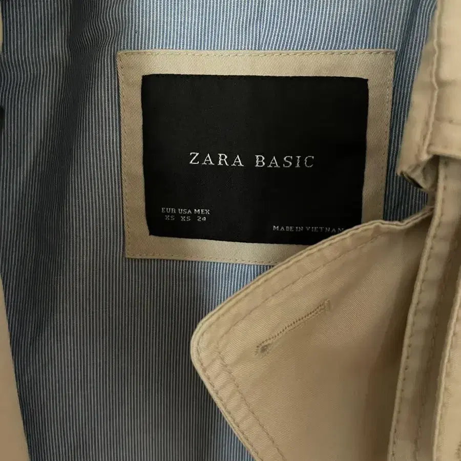 Zara 자라 봄 트렌치코트 xs사이즈