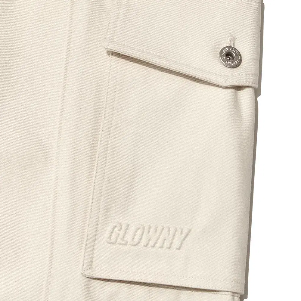 glowny 밀리 카고 팬츠 아이보리