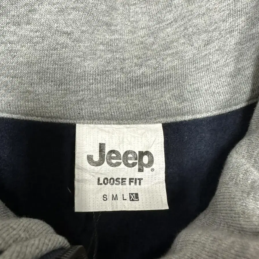 Jeep 지프 반집업 티셔츠 미사용품