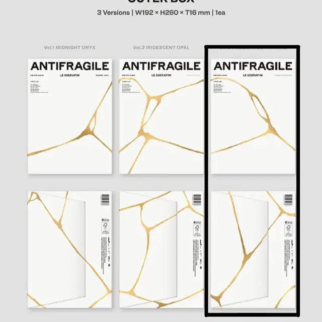 Antifragile 개봉 앨범