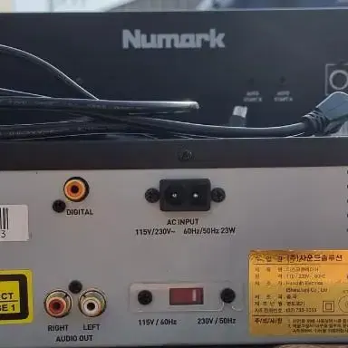 numark mp302 CD플레이어팝니다