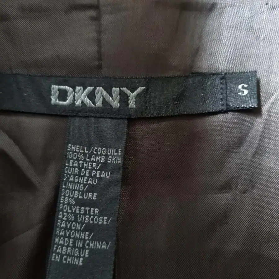 95)DKNY 남성 투버튼 양가죽 자켓