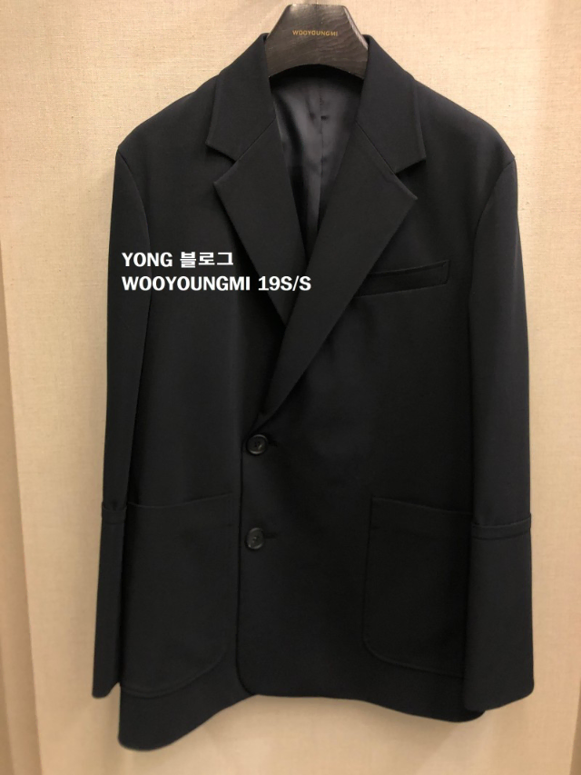 wooyoungmi 19ss turn-up jacket