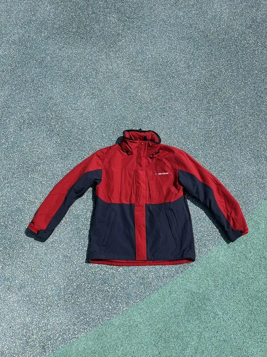 1990s Tommy Hilfiger 올드 타미 후리스 봄버