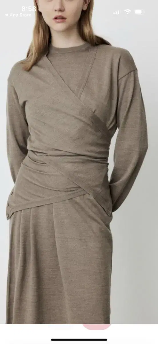 Lemaire wrap dress