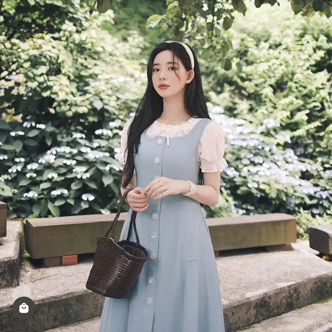 [새상품] 밀크코코아 blue dress (M size)