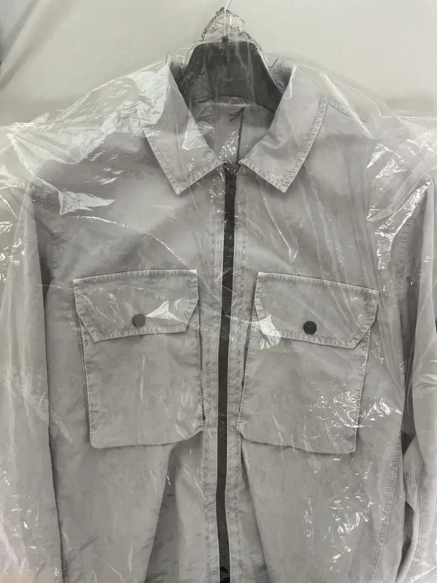 Stone Island 21FW Overshirt Pearl Gray M