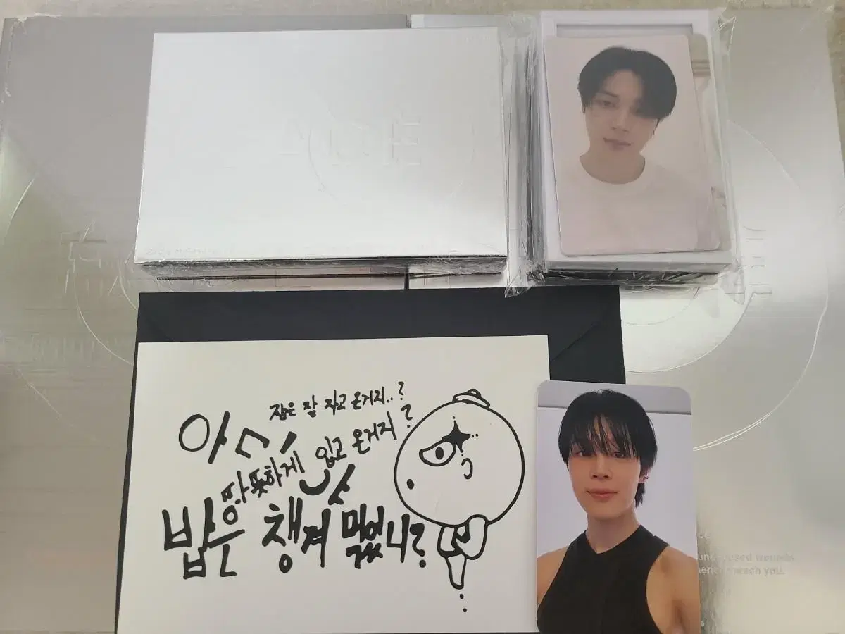 BTS jimin FACE Gongbang Photocard + Weverse full set (unsealed)