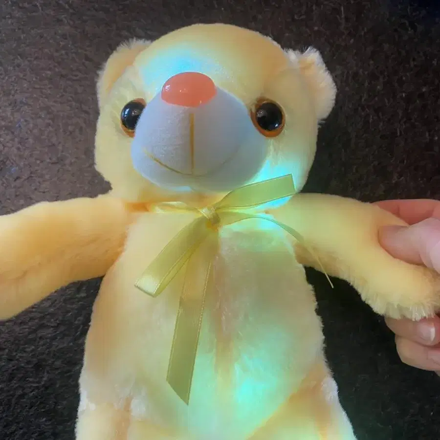 LED 불빛나는 곰인형 테디베어 28cm