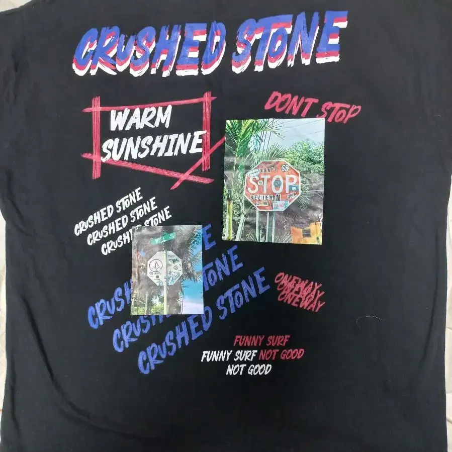 Crushed stone T shirts