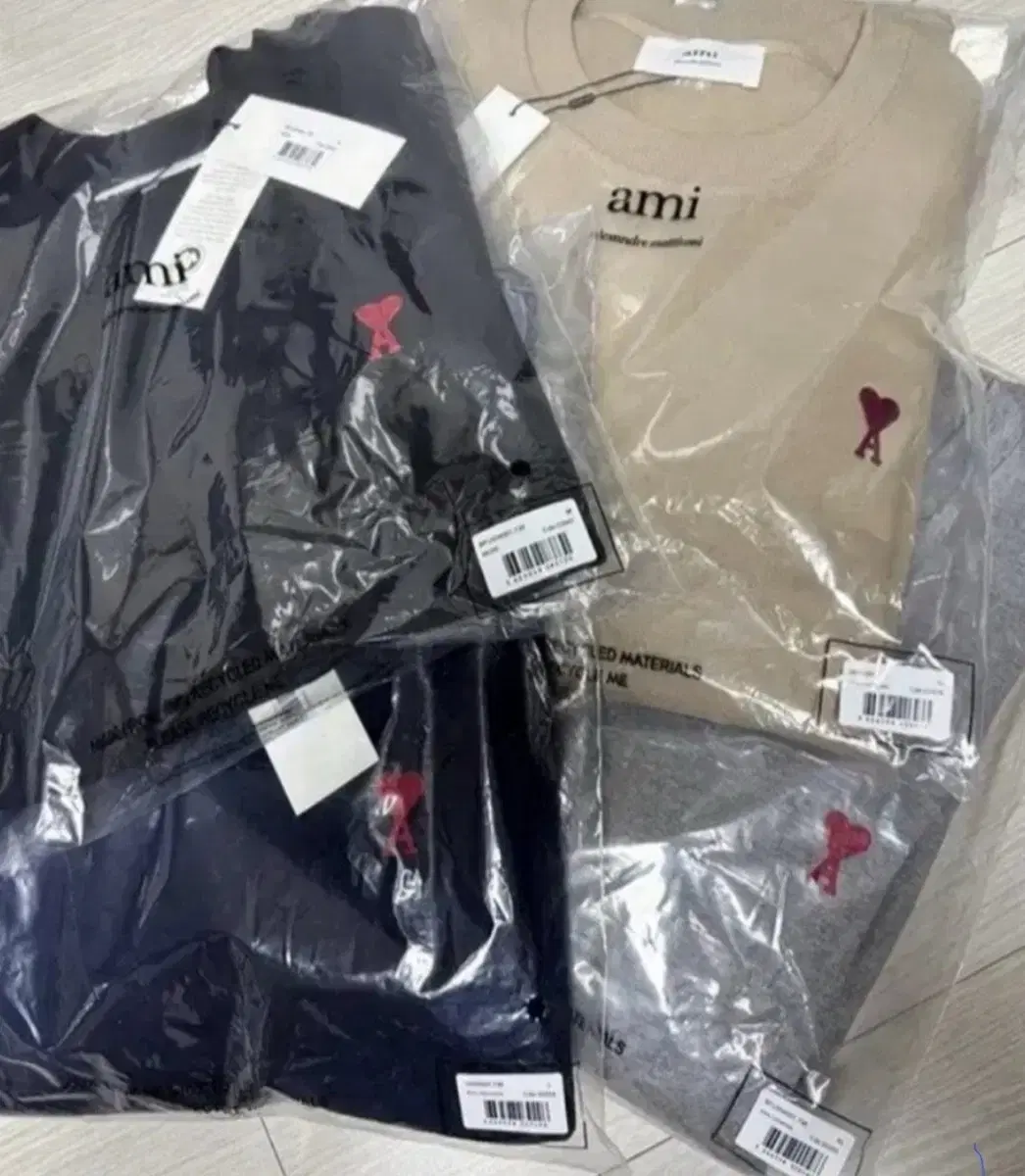 무료배송 아미(Ami)남.여공용  맨투맨티셔츠 조거팬츠